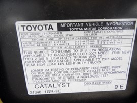 2007 TOYOTA 4RUNNER SR5 GRAY 4.0L AT 4WD Z19541